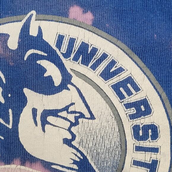 Vintage 1990 Duke-University Shirt Medium 19x24 Blue-Devils - Picture 11 of 14